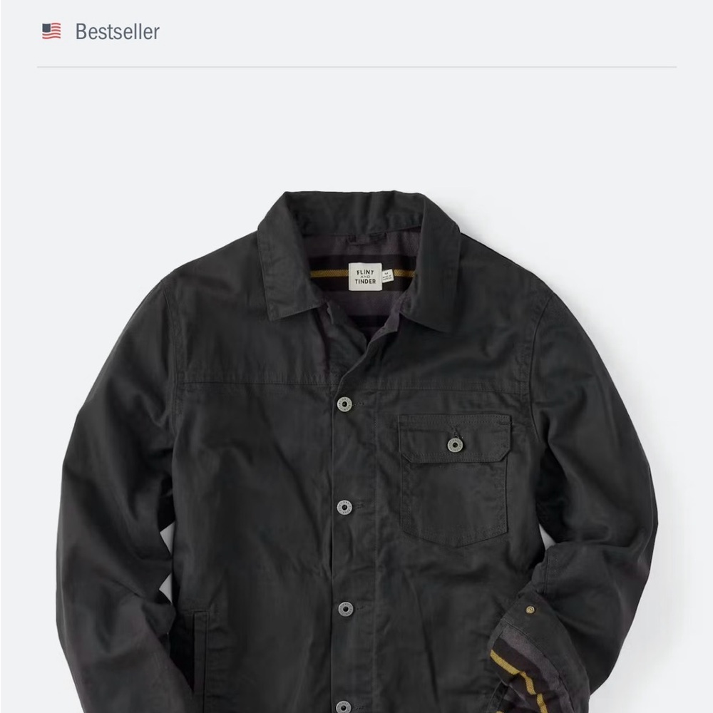 Men's Black Wax Jacket